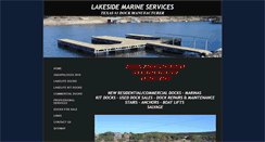 Desktop Screenshot of lakesidemarineservices.com