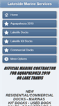 Mobile Screenshot of lakesidemarineservices.com