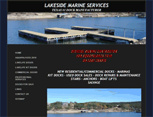 Tablet Screenshot of lakesidemarineservices.com